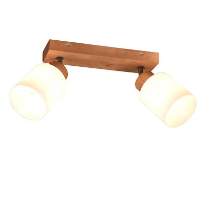 Wood ceiling spotlight brown, Myron