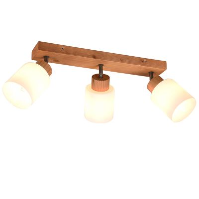 Wood ceiling spotlight brown, Myron