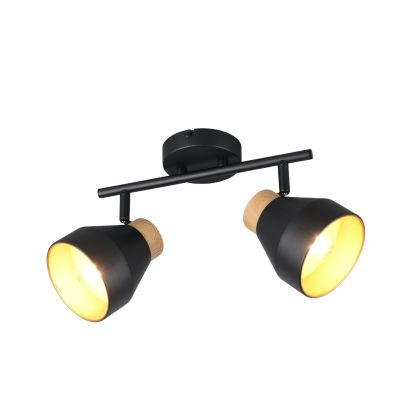 Black ceiling spotlight modern, Riette