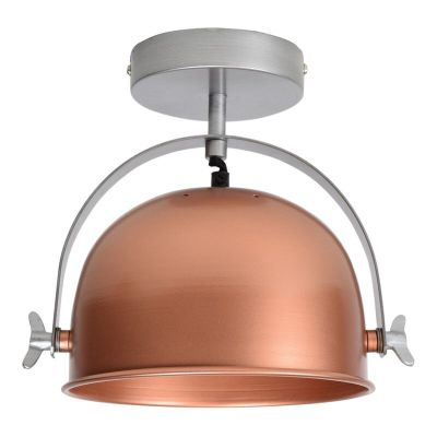 Industrial flush ceiling light copper, Felin