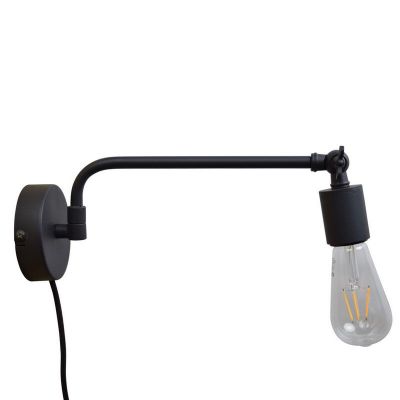 Industrial wall light black, Orloni