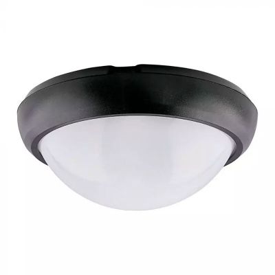 Plastic staircase light black, Xenia, 8W, 6400K LED, IP54