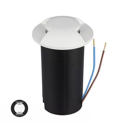 Modern ground light white, Marcus, 1W, 6500K LED, IP67