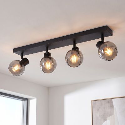 Modern ceiling spotlight grey, Avery