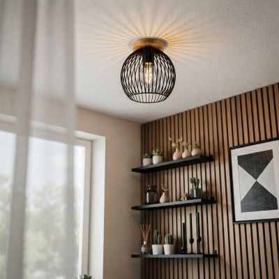 Industrial ceiling light black, Wiro