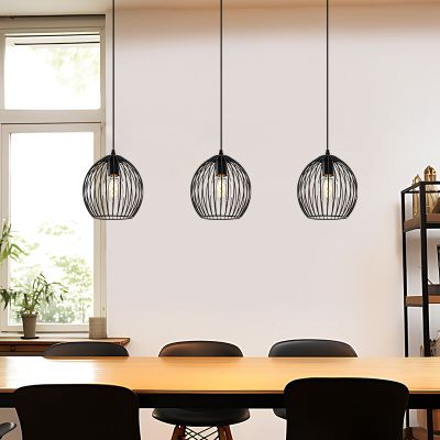 Industrial pendant light black, Wiro