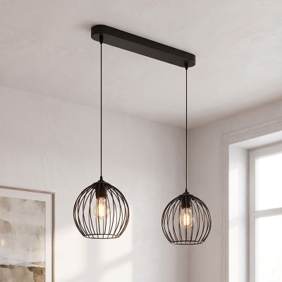 Industrial pendant light black, Wiro