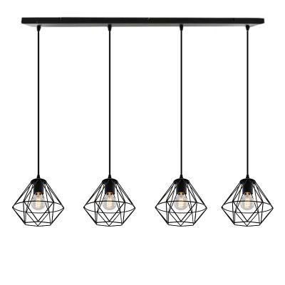 Industrial pendant light black, Jochem