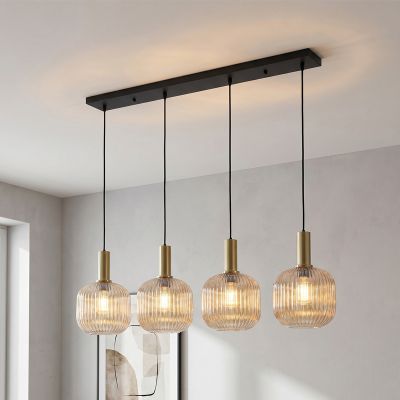 Design pendant light amber, Charlois