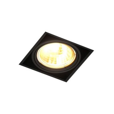 Modern trimless recessed downlight black, Wilhelm