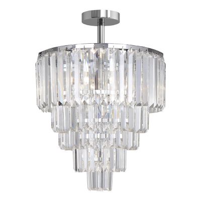 Design ceiling light chrome, Kajol