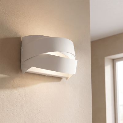 Modern wall light white, Tanno
