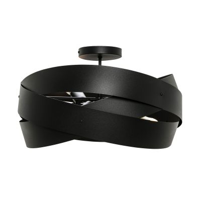 Modern ceiling light black, Tanno