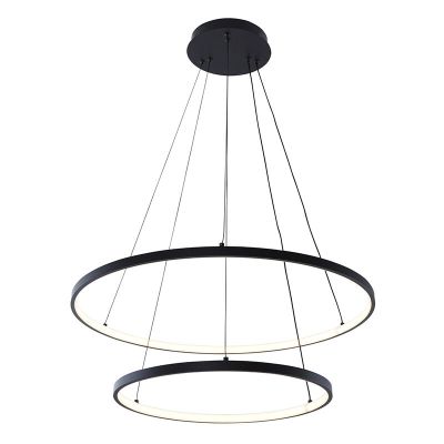 Design pendant light black, Kubra, 50W, warm to cold white adjustable LED