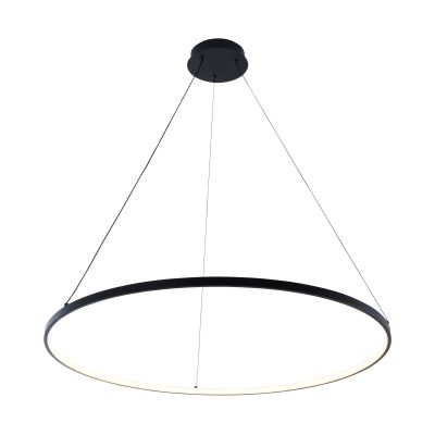 Design pendant light black, Kubra, 36W, warm to cold white adjustable LED