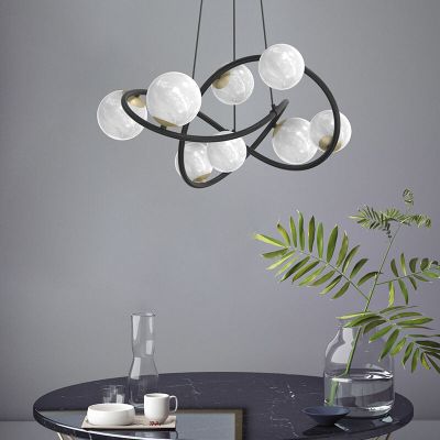 Modern pendant light white, Moritz