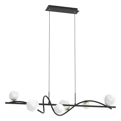 Modern pendant light white, Moritz