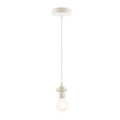 Modern pendant light without shade white, Rika