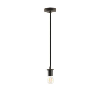 Modern pendant light without shade black, Rika
