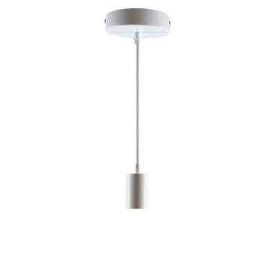 Aluminium pendant light without shade white, Rika