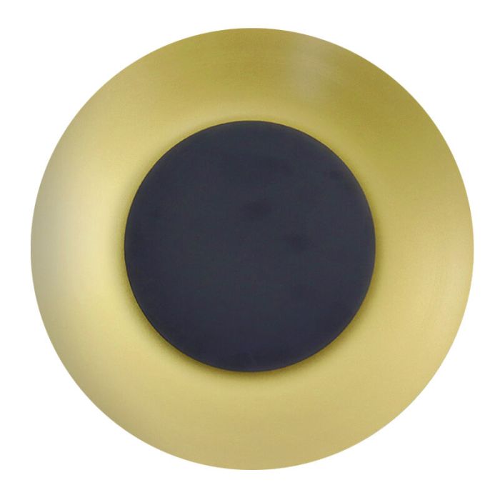 Modern flush ceiling light gold, Denyse, 15W, 3000K LED
