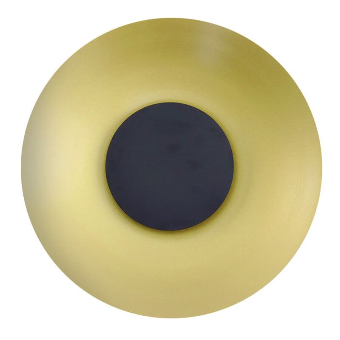 Modern flush ceiling light gold, Denyse, 15W, 3000K LED
