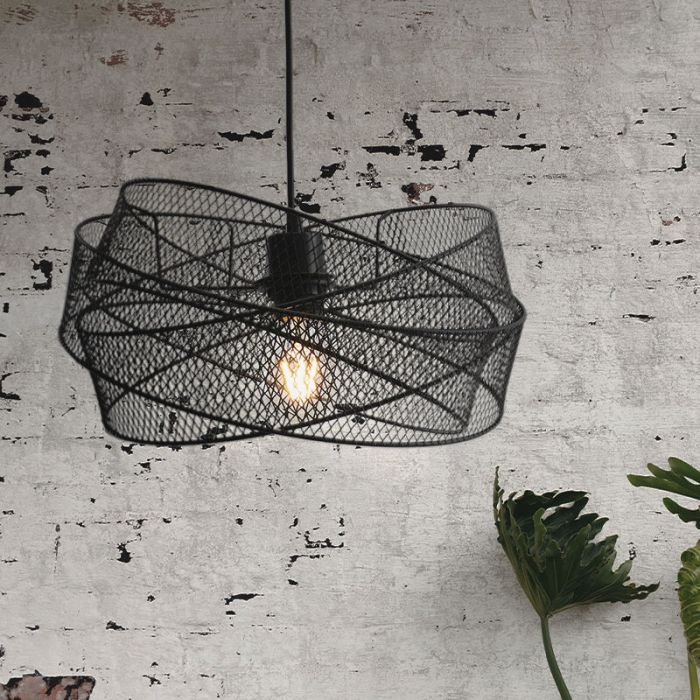 Industrial pendant light black, Diny