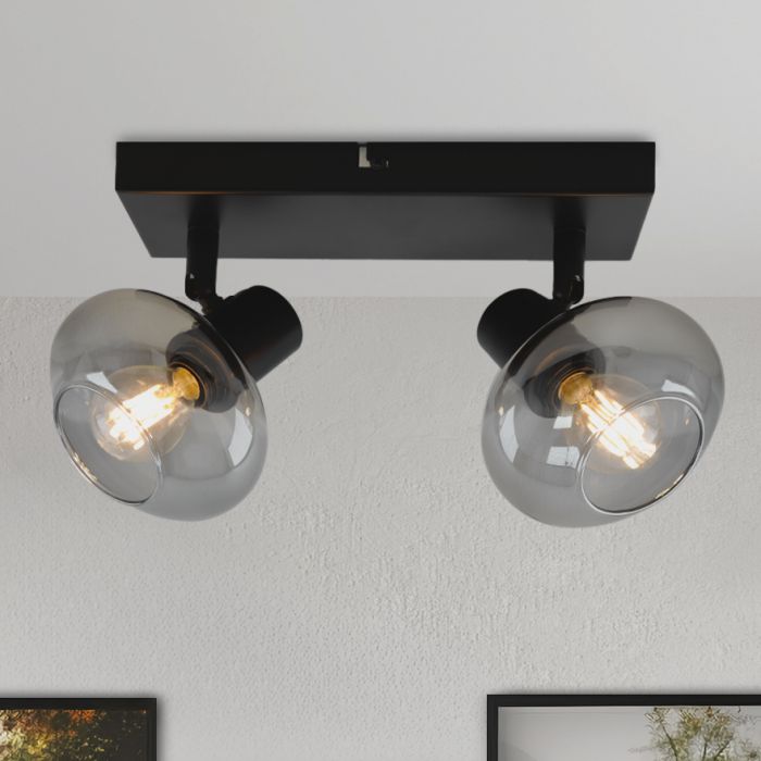 Design ceiling spotlight black, Skip