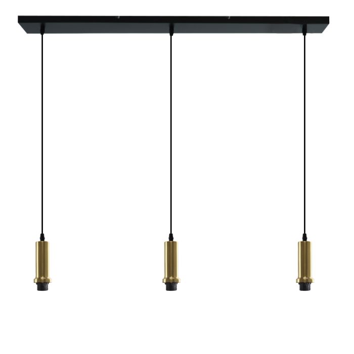Aluminium pendant light without shade gold, Rika