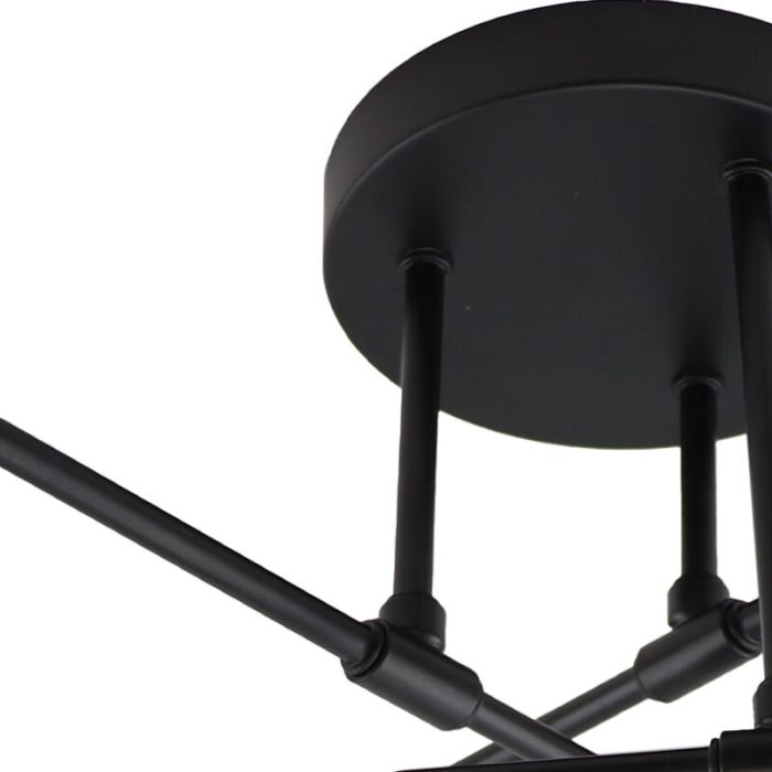 Modern ceiling light black, Amos