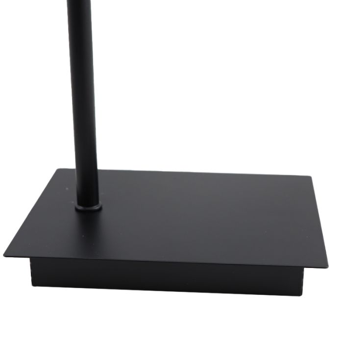 Aluminium table lamp without shade black, Rika