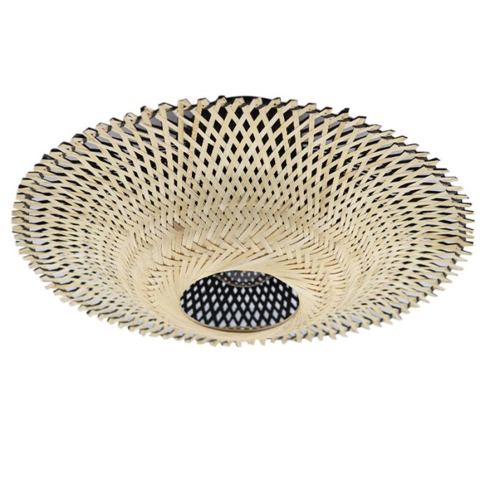 Rustic flush ceiling light brown, Cordoba