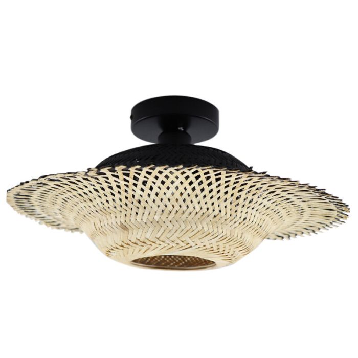Rustic flush ceiling light brown, Cordoba