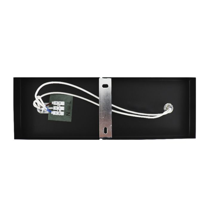 Aluminium ceiling cap black, Rika