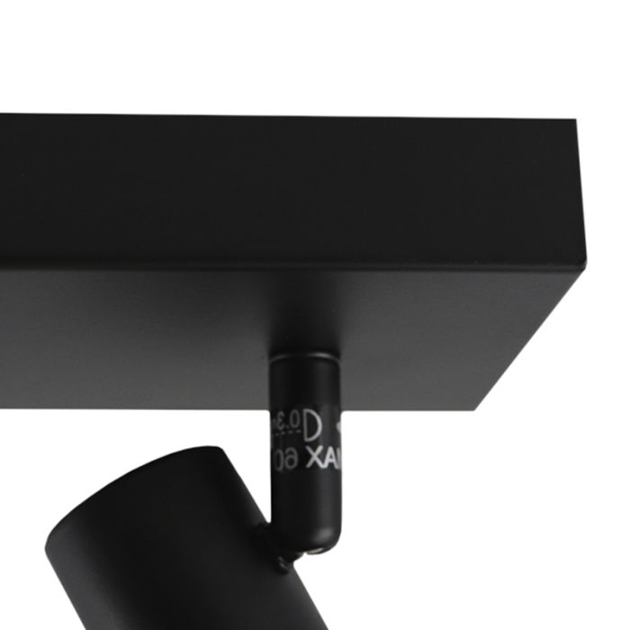 Aluminium ceiling cap black, Rika