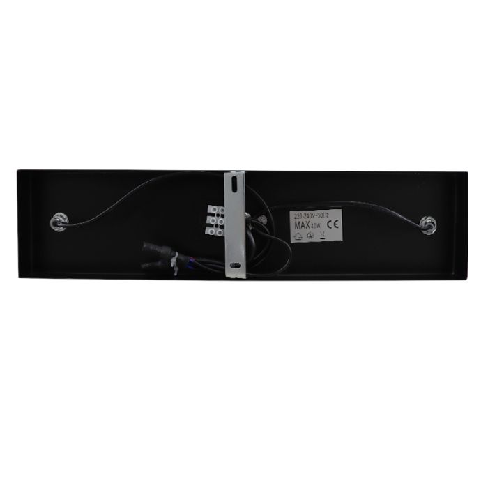 Aluminium ceiling cap black, Rika