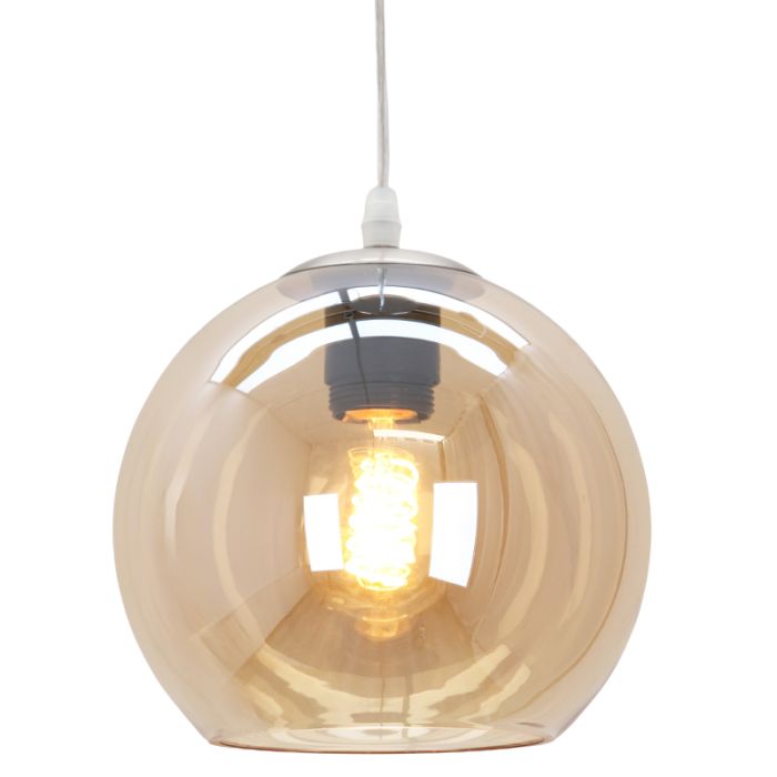 Design pendant light amber, Lazaro