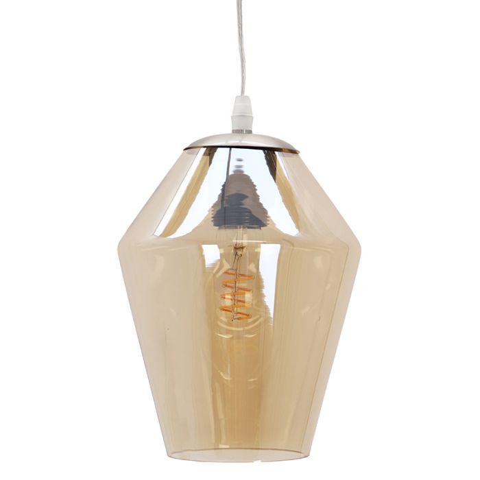 Design pendant light amber, Lazaro