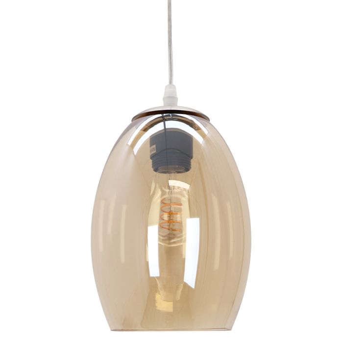 Design pendant light amber, Lazaro