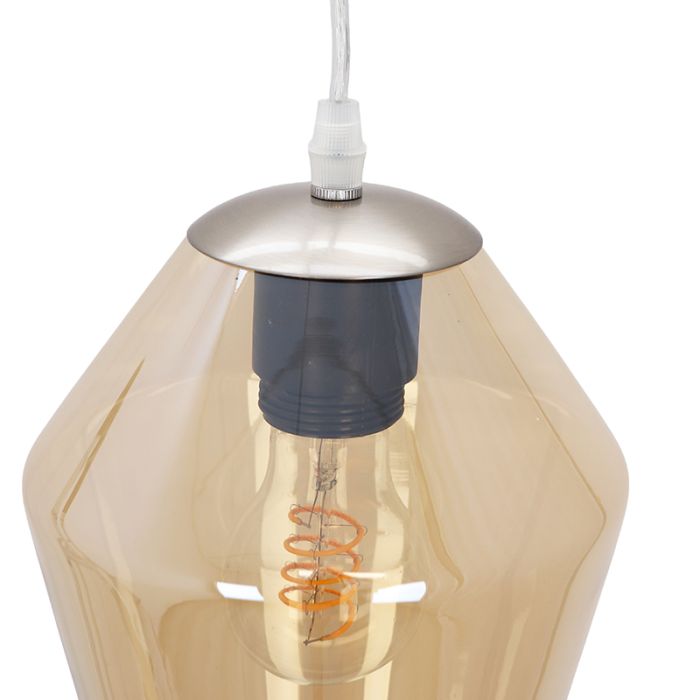 Design pendant light amber, Lazaro