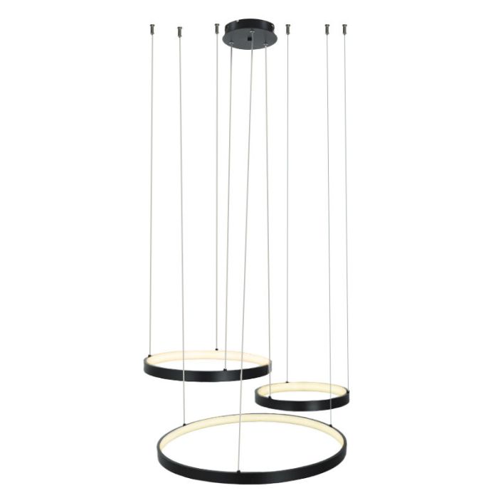 Design pendant light black, Giorgio, 60W, 2700K LED