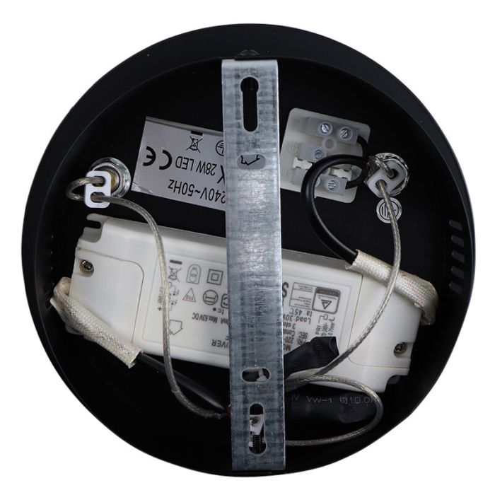 Design pendant light black, Thalia, 36W, 2700K LED, 3-step dimmable
