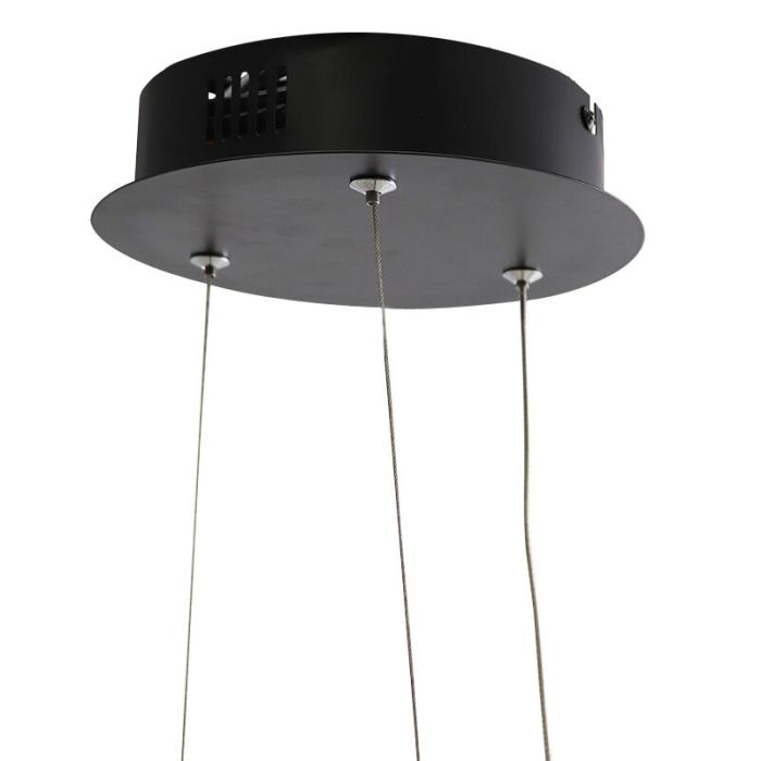 Design pendant light black, Thalia, 36W, 2700K LED, 3-step dimmable