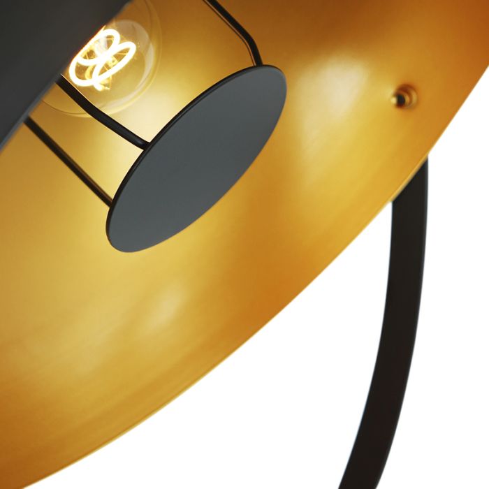 Modern floor lamp gold, Brenna