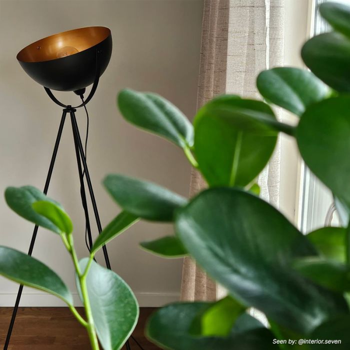 Modern floor lamp gold, Brenna