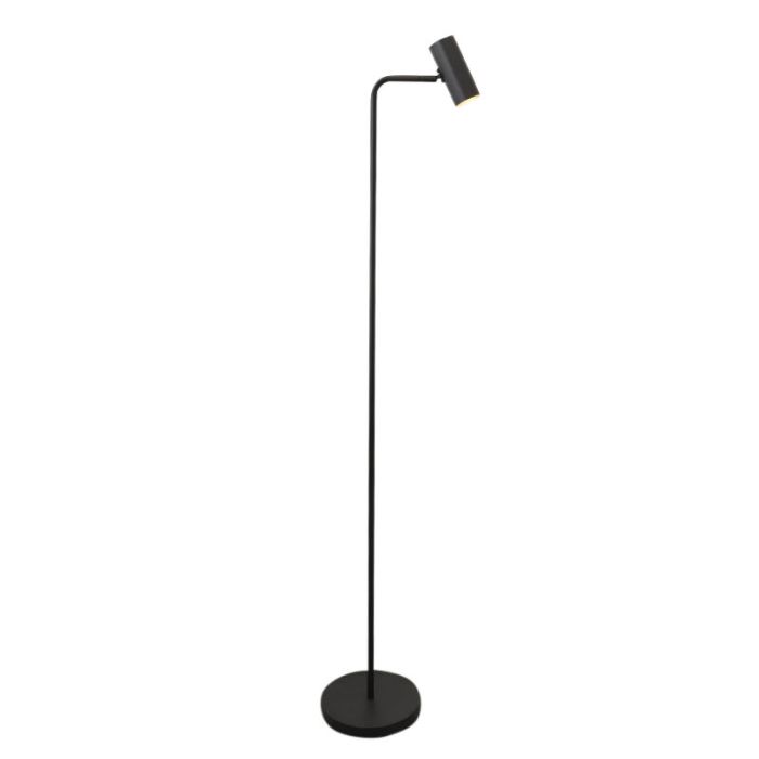 Modern floor lamp black, Carlos, with switch
