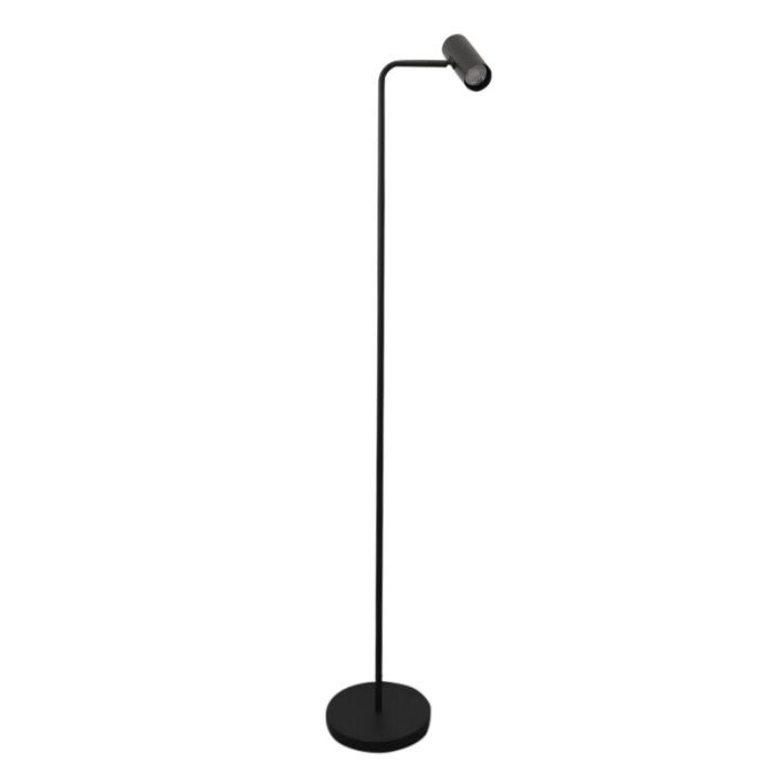 Modern floor lamp black, Carlos, with switch