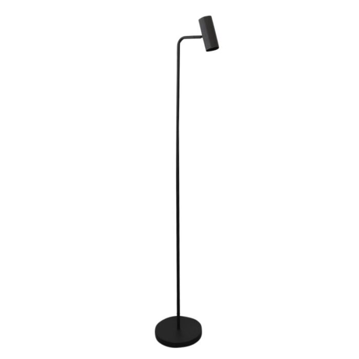 Modern floor lamp black, Carlos, with switch