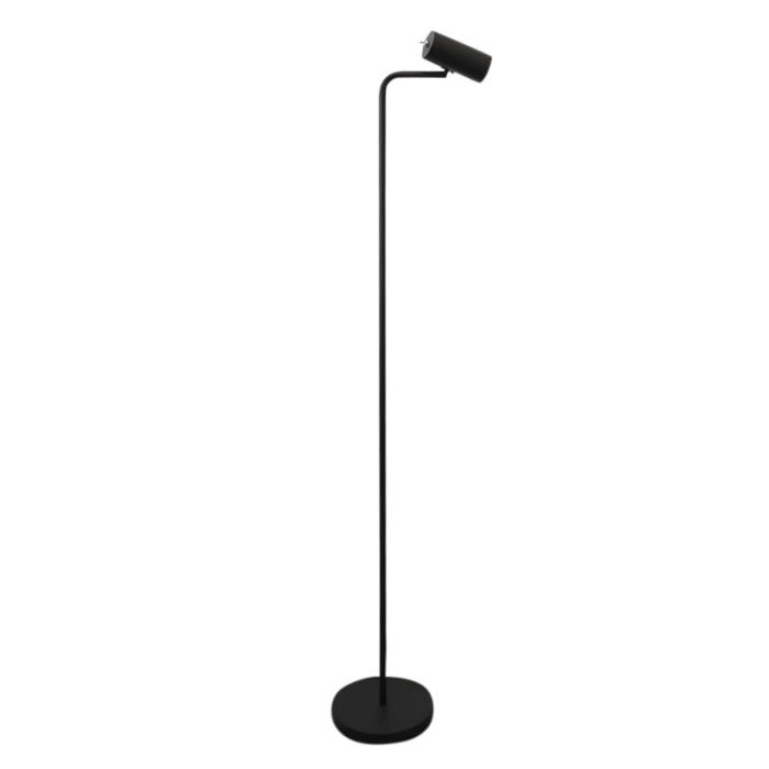 Modern floor lamp black, Carlos, with switch