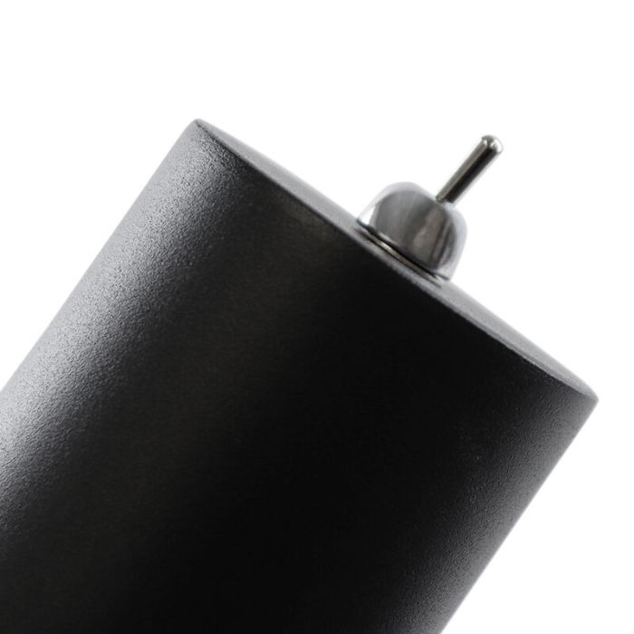 Modern floor lamp black, Carlos, with switch